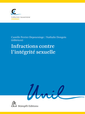 cover image of Infractions contre l'intégrité sexuelle